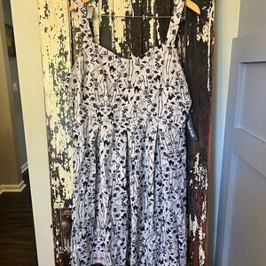 NWT ModCloth Halloween Skeleton|Black Cat|Snake Flower Retro women’s Dress 14.